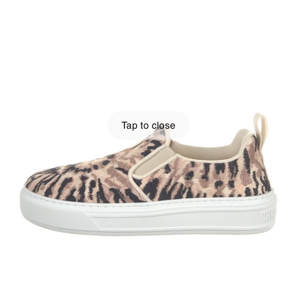 Christian Dior animal print slip on sneakers 37 - Picture 3 of 9